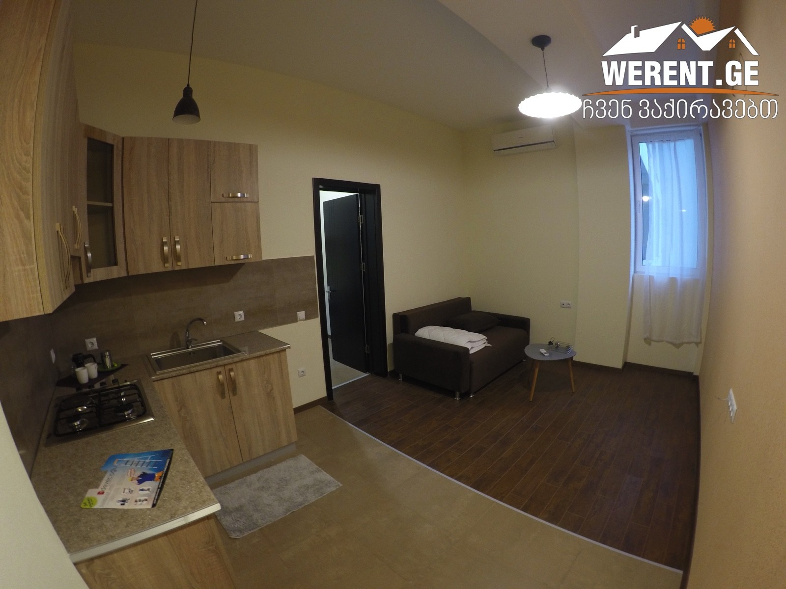 1 Room Apartment For Rent At Axis at Abashidze st. Tbilisi