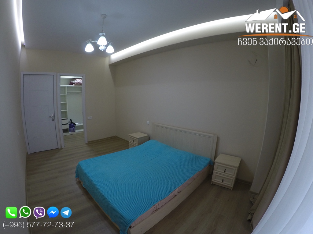 2-Room Apartment For Rent at Qavtaradze st, near Goodwill, Saburtalo, Tbilisi