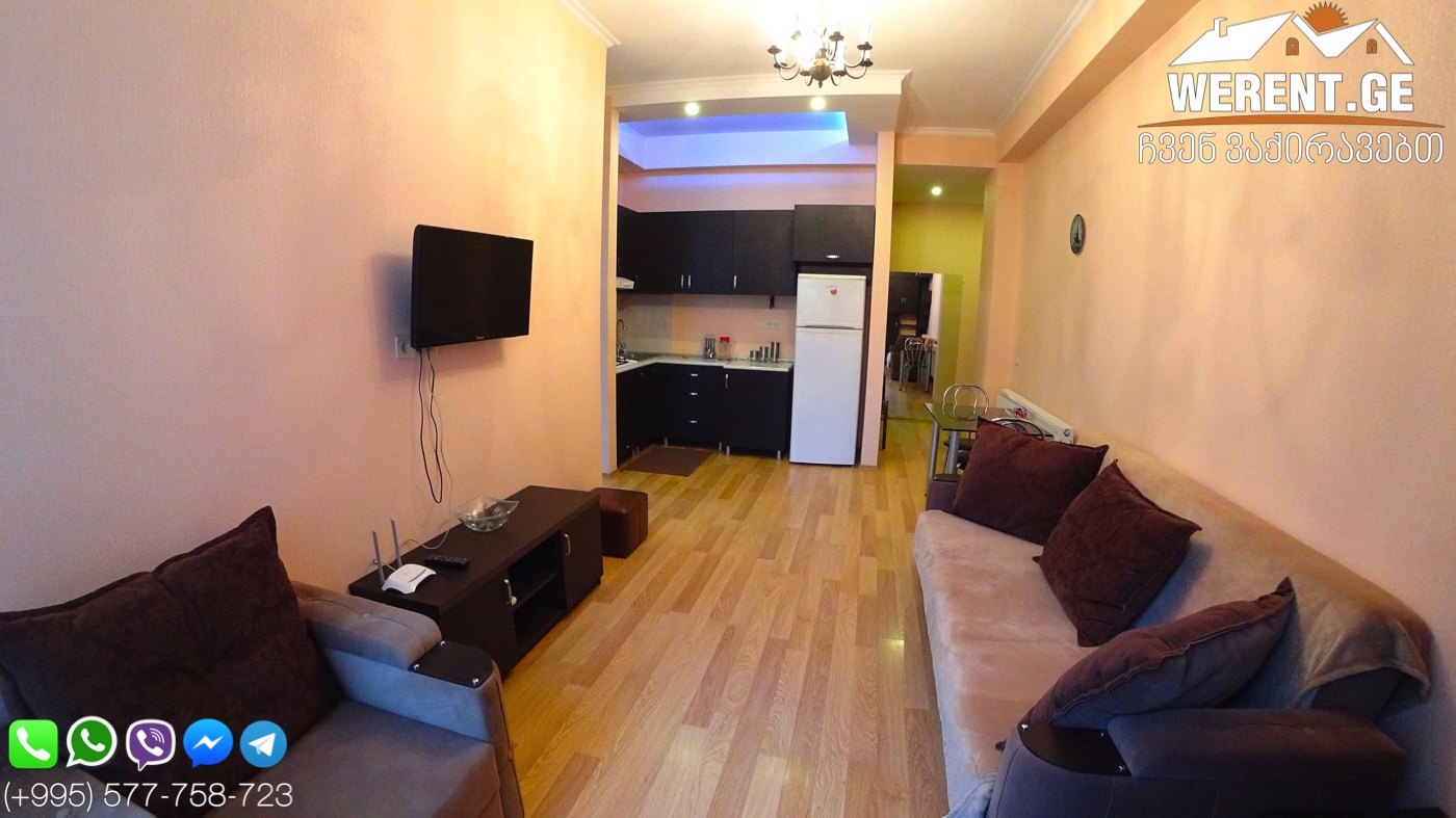 2-Room Apartment For Rent In AXIS Building Near Hippodrome, Saburtalo, Tbilisi
