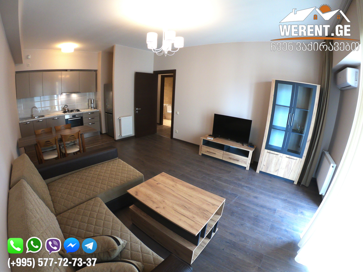 2-Room Apartment For Rent At m2 Kazbegi 2