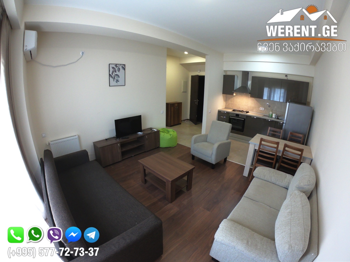 2-Room Apartment For Rent At M2 Tamarashvili On 18th Floor