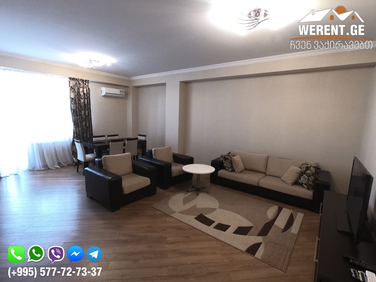 3-Room Apartment For Rent In Vake, At Abuladze Street