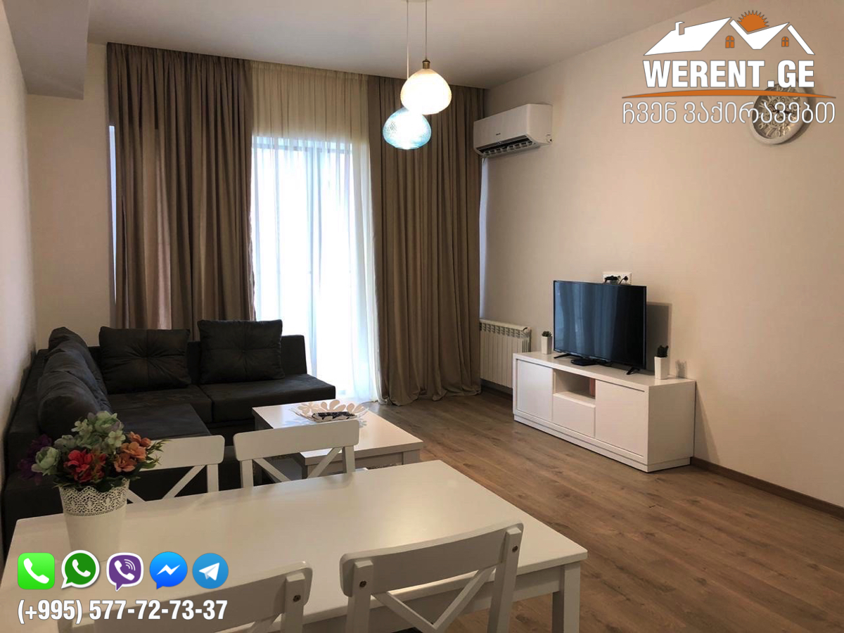 2-Room Apartment For Rent At “M2″ On Kazbegi 2