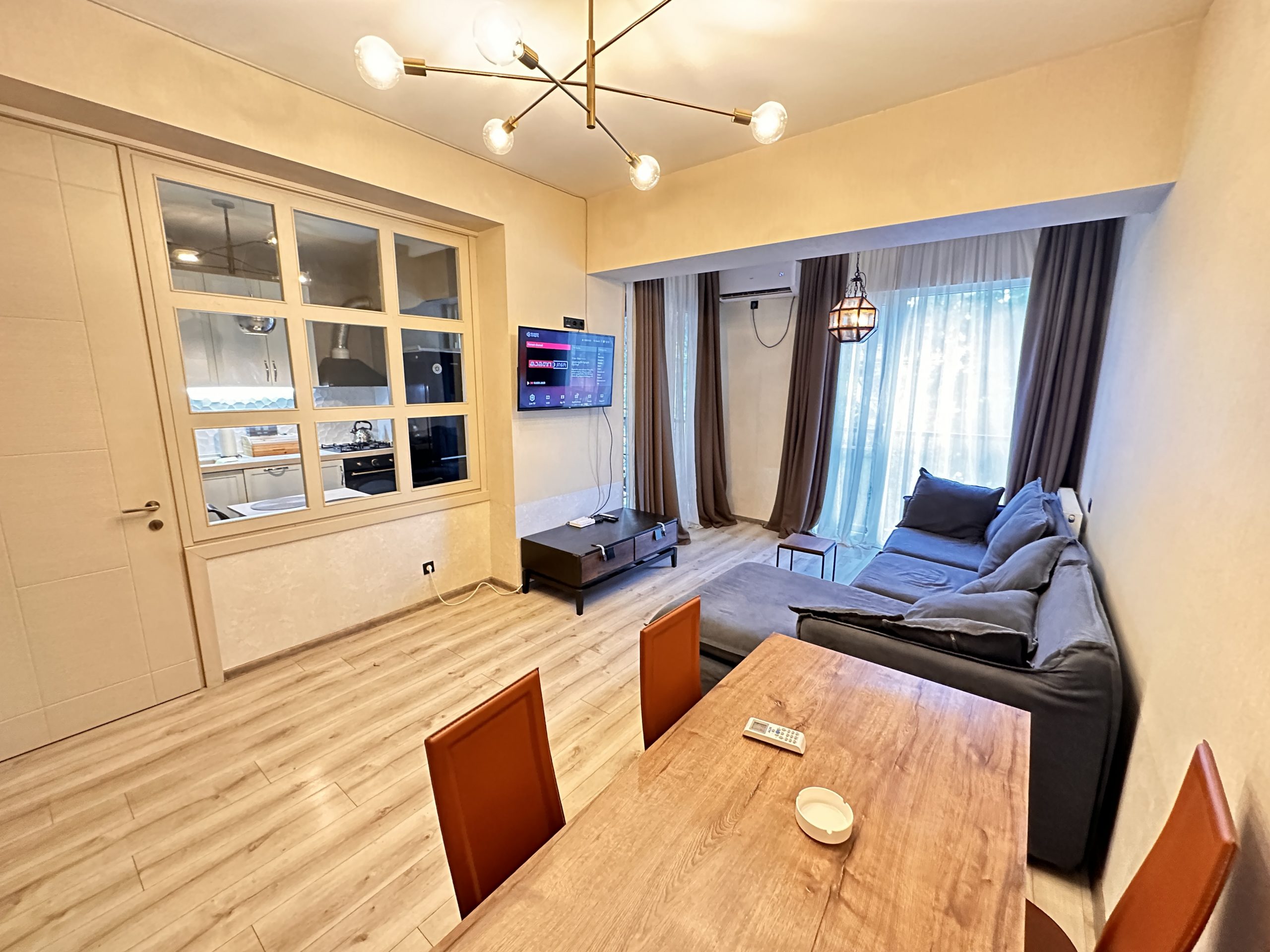 2-Room Apartment For Rent In “Axis” Building, next to Vake Pool